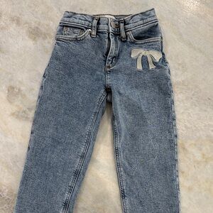 Crewcuts Kids Jeans with Bow EmbroideryDetail